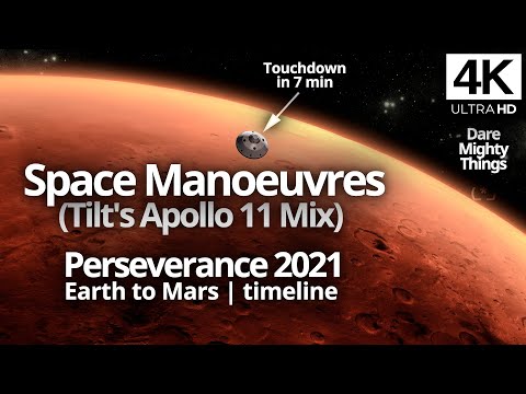 NASA's Perseverance on Mars 🚀 4K 16:9 60FPS 🔴 Space Manoeuvres (Tilt's Apollo 11 Mix) by Stage One 📡