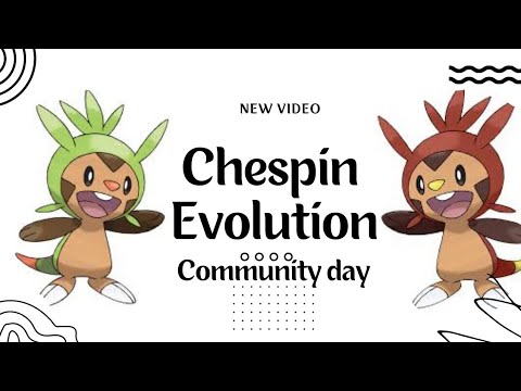 Community Day Chespin.
