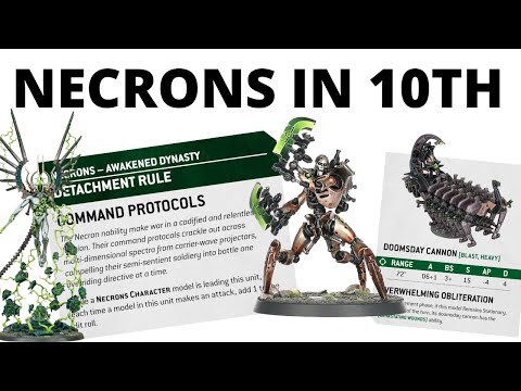 Necrons in 10th Edition - New Gauss Rules, Reanimation Protocols, Doomsday Ark + More!