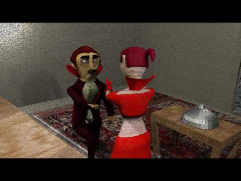 Cgi 3D animated short film || "human smell at the door"