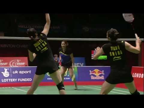 SF (Session 2) - WD - Tian Q./Zhao Y. [5] vs J.Gutta/A.Ponnappa  - Yonex BWF World Champs '11