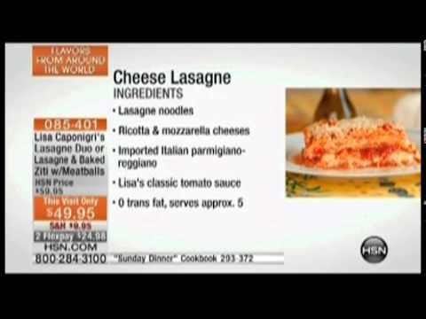Lisa's Italian Kitchen on HSN - episode III