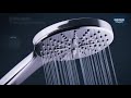 Купить Приобрести термостат 34567000 Смеситель для ванны Grohe Grohtherm 800 хром + Душевой гарнитур Grohe Rainshower Smartactive Cube 130 3 типа струи хром 26546000 в Киеве vannaja.kiev.ua