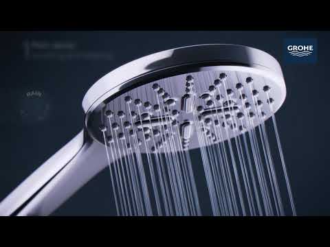 Grohe Rainshower SmartActive 310 doucheset mono rond met thermostaatkraan - Moon white