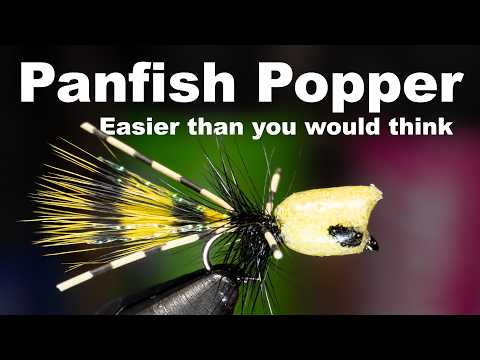 Panfish Popper - Fly Tying Tutorial - McFly Angler