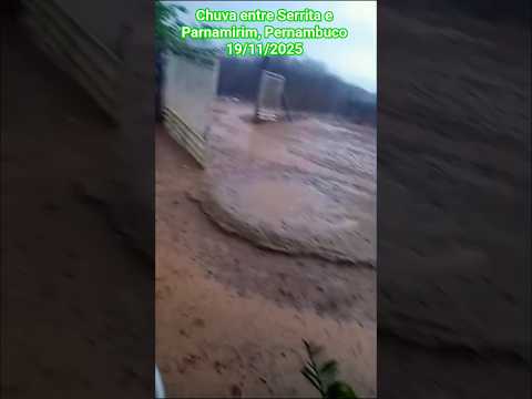 🇧🇷 CHUVA ENTRE SERRITA E PARNAMIRIM, PERNAMBUCO 19/11/2025 #chuvas #alerta #sitio #vidanaroça #notic