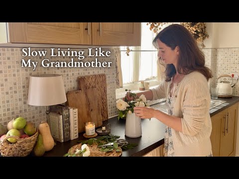Slow Living Like My Grandmother: Homemaking, Baking & Gardening in the English Countryside Vlog
