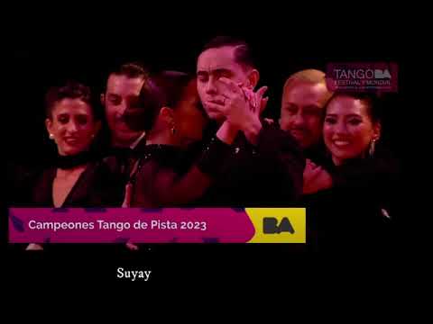 2023 - CAMPEONES Mundiales de tango pista - Suyay Quiroga y Jhonny Carvajal