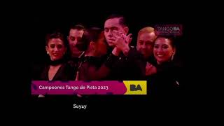 2023 - CAMPEONES Mundiales de tango pista - Suyay Quiroga y Jhonny Carvajal