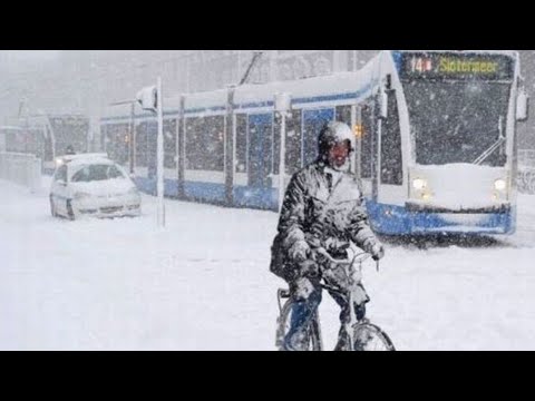 Oradea by Night Bike Road - Winter Cycling Snow❄