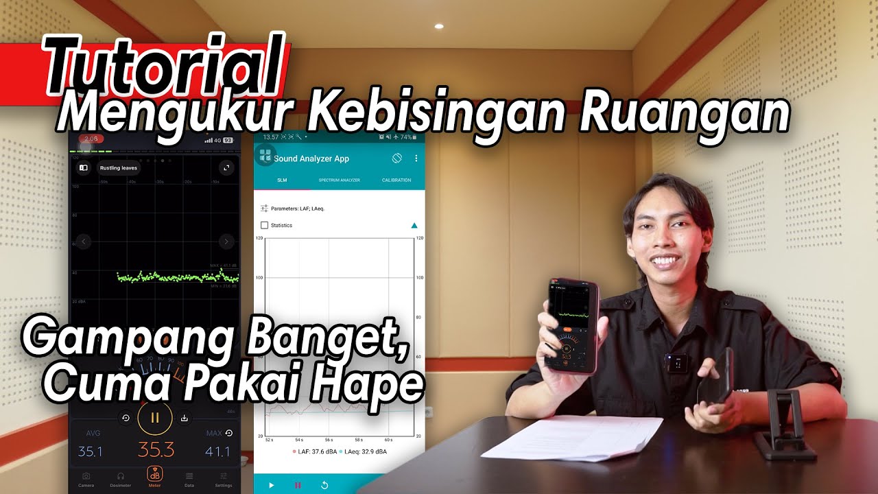 CARA MUDAH MENGUKUR KEBISINGAN RUANGAN!