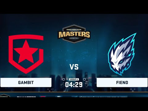 🔴  RU Gambit vs Fiend  BO1 / DreamHack Masters Spring 2021
