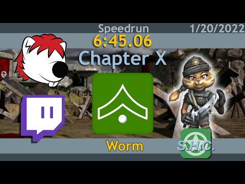[Worm | Speedrun] Chapter X SHC - Conker: Live & Reloaded (6:45.06) Obsolete/Former Record