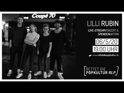 🔴 LIVE: Lilli Rubin • Rettet die Popkultur RLP • Spendenaktion & Live-Stream Konzert