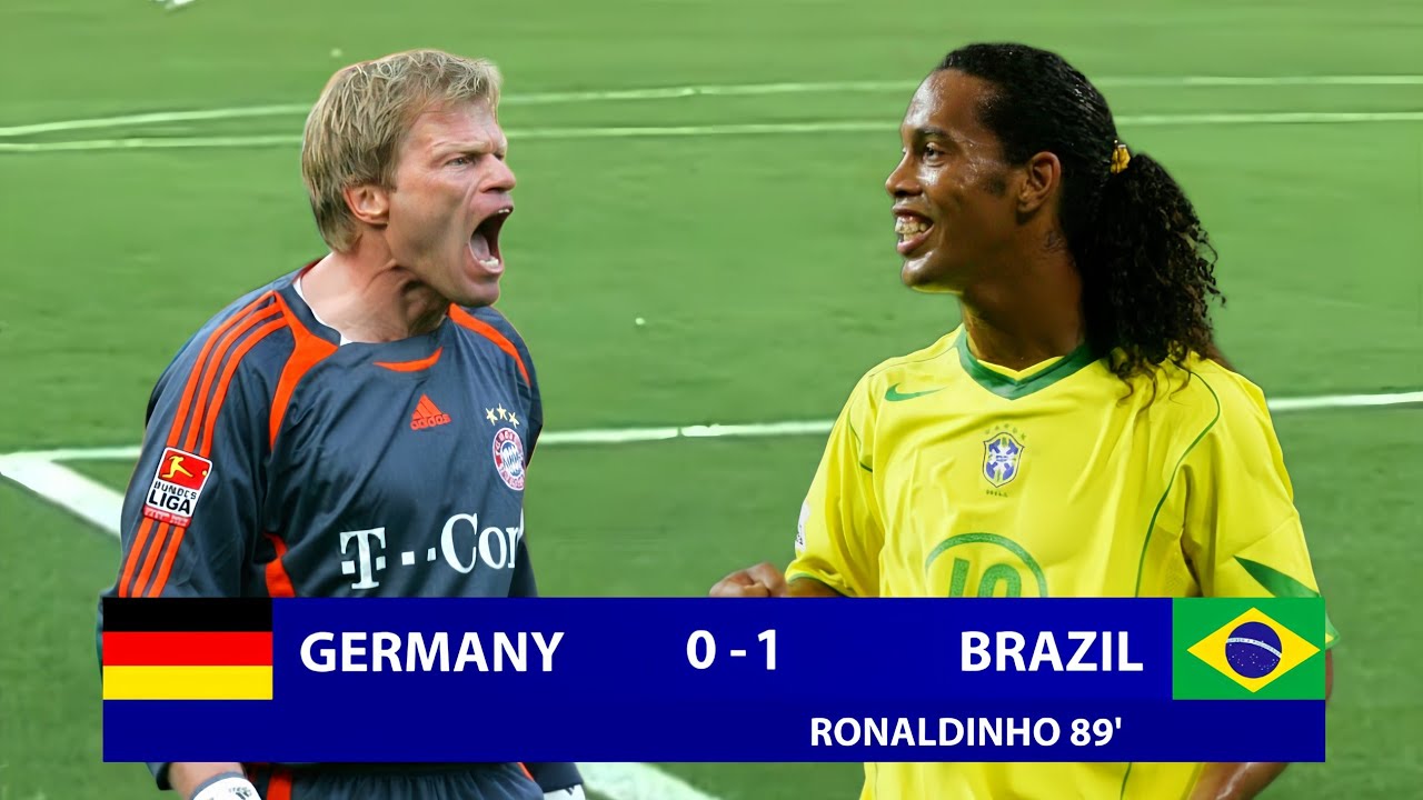 OLIVER KAHN WAS WAITING FOR A MISSILE, BUT RONALDINHO GAÚCHO DID IT...