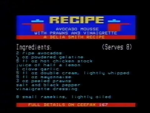 Thursday 23rd April 1981 BBC2 - Delia Smith - Ceefax - Are You Being Served - Newsweek - Shakespeare