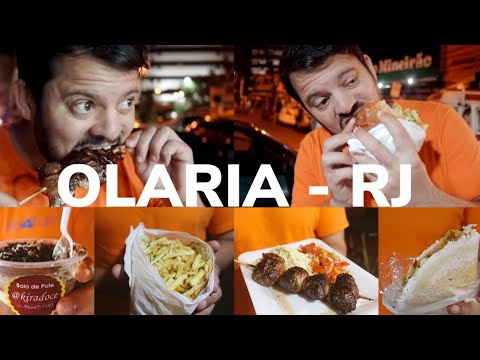 🥘 Provando COMIDA de RUA no Rio de Janeiro - Polo Gastronomico 5 Bocas 👄 Olaria