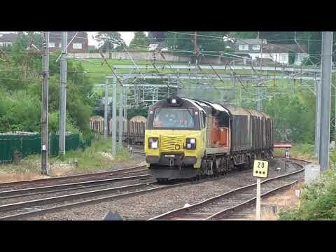 70810 6Z37 Chirk - Carlisle Yard Empty logs, Sat. 3rd July 2021