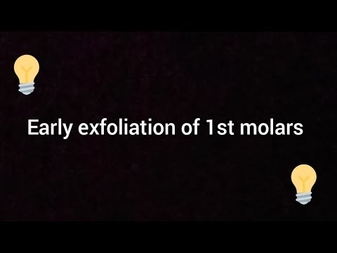 Early exfoliation of 1st molars explained!! - dentistry made easy