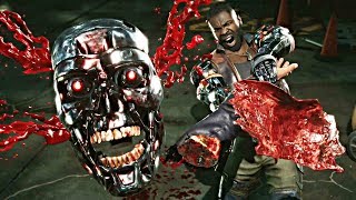 Mortal Kombat 11 - ALL Fatalities On Terminator T-