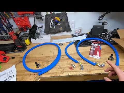 Installing the Power Driven Diesel Trans Cooler Line Kit on my '07 5.9 Cummins