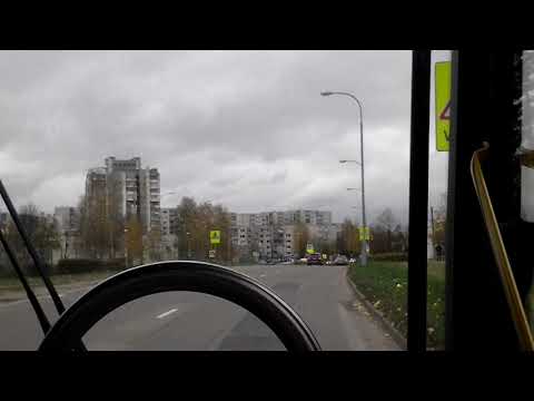 Vilnius autobusai 73 Justiniškės–Centras–Vilkpėdė Solaris Urbino IV 12 nr.3102 Pilnas važiavimas