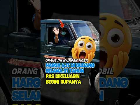 nyimpen mobil harga 6jt di gudang selama 31 tahun, pas dikeluarin begini rupanya #shorts