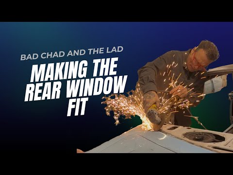 Cutting the Back of the Dart to Fit the Rear Window | 62 Dodge Dart