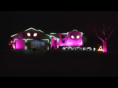 SnoMutt Lights 2018 Halloween Light Show