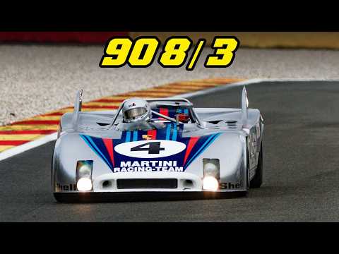 1971 PORSCHE 908/3 | Flat-out Boxer-8 flybys | Spa 2024