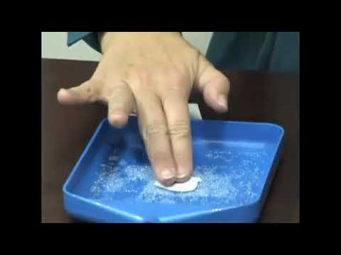 Card Making Using Mini Beads With Rubber Stamps