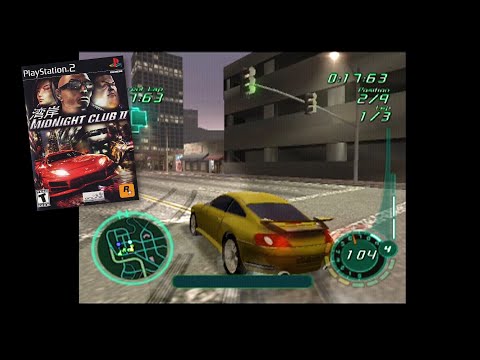 Midnight Club II (PS2) - RockStar! - Quick Review & Gameplay