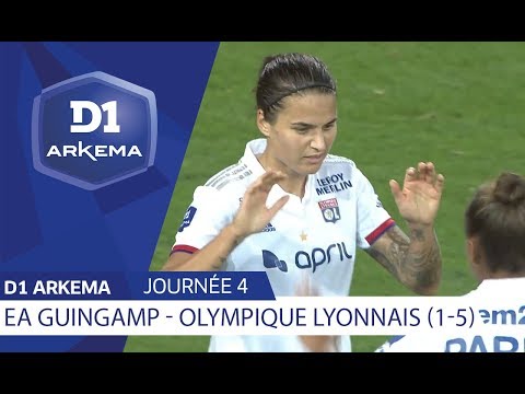 J4 : EA Guingamp - Olympique Lyonnais (1-5) / D1 Arkema