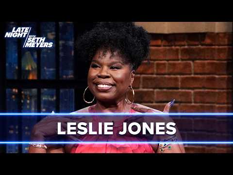 Leslie Jones Gets Distracted by Her Looks While Mocking Seth's Vocab and Talking Roast My Rental