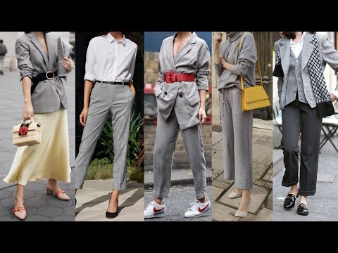 LOOKS y OUTFTIS con un COLOR NEUTRO ELEGANTE Y DISCRETO el GRIS/ COMBINACIONES de ROPA en TONOS GRIS