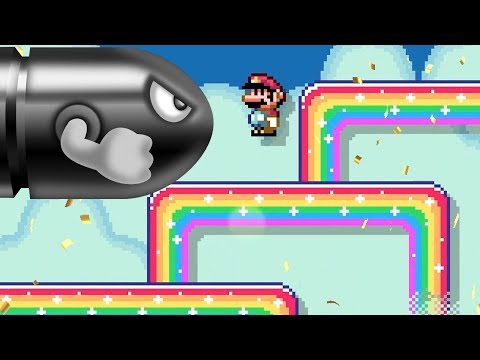 Super Mario Maker 2 🔧 Bullets & Rainbows 🔧 by Mari