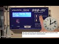 99B Clock Controller Correction Sethands