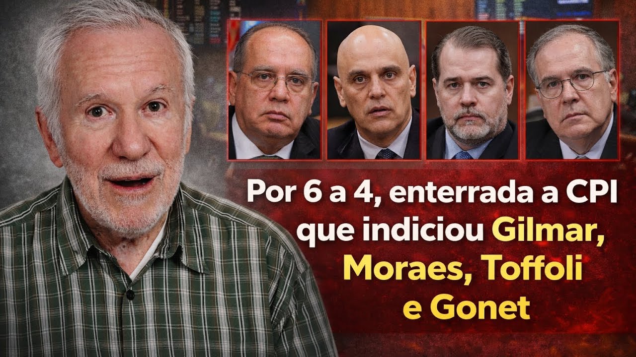 Gilmar e Toffoli ameaçaram o relator Sen Alessandro Vieira - Alexandre Garcia