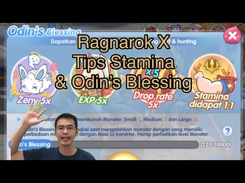 Tips Stamina & Odin’s Blessing Ragnarok X Next Generation Gameplay