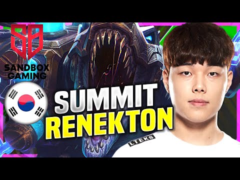 SUMMIT HARD CARRY WITH RENEKTON! - SB Summit Plays Renekton Top vs Ornn! | KR SoloQ Patch 10.22