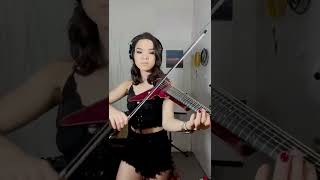 Sweet Child o’ Mine guitar solo on electric violin (Guns n Roses cover)