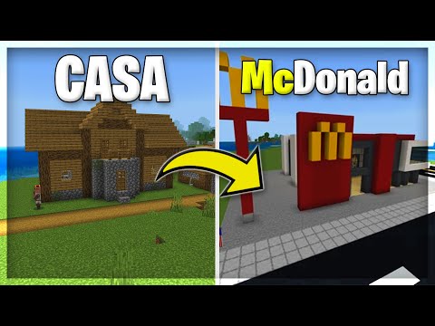 TRASFORMIAMO la MIA CASA in un McDONALDS! - Minecraft ITA
