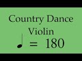 Suzuki Violin Book 5 Country Dance Piano Accompaniment 180 BPM