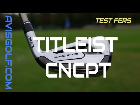 Titleist CNCPT Concept irons tested by AVISGOLF
