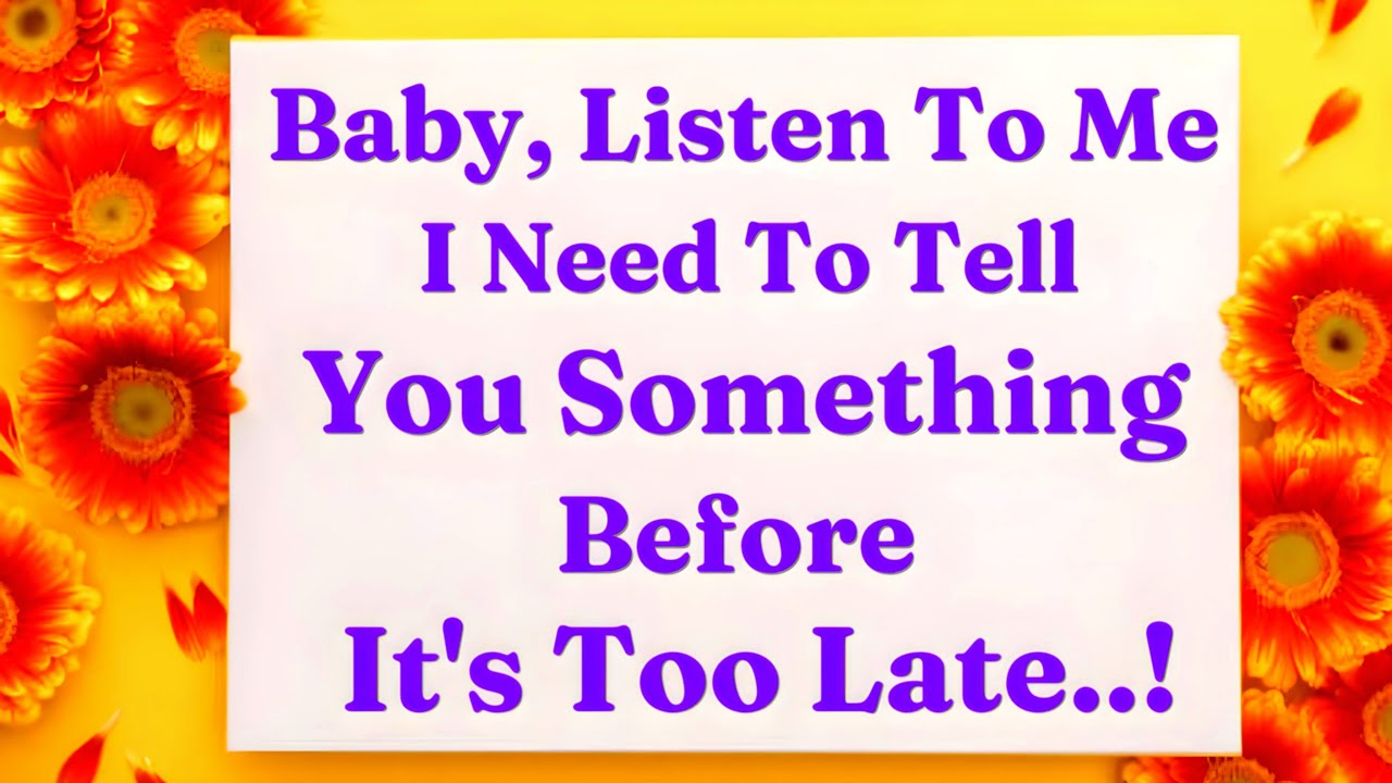 Please Listen To Me, I Need To Tell You Something 📝 Important Before It's Too Late..🌹🙈(Soulmate DF )