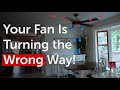 Ceiling Fan Direction Summer Vs Winter