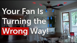 Ceiling Fan Direction | Summer vs. Winter