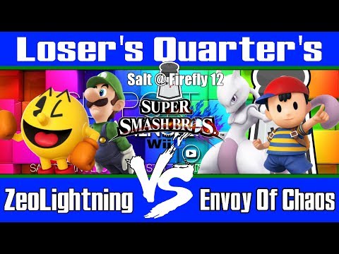 S@FF 12 - Fuse4 | ZeoLightning (PAC-MAN, Luigi) Vs. Envoy Of Chaos (Ness, Mewtwo) -  Losers Quarters
