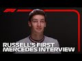 George Russell's First Mercedes F1 Interview!