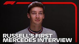 George Russell's First Mercedes F1 Interview!